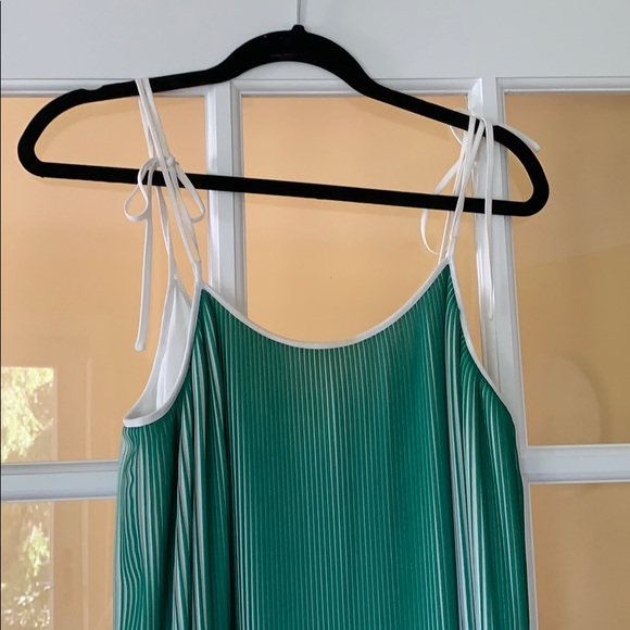 Karen Millen Two Tone Pleated Maxi Dress s 6 - Picture 8 of 14